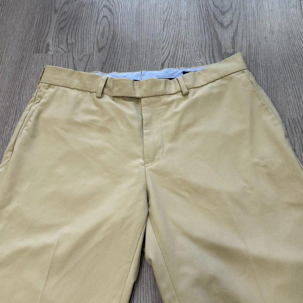 Polo Golf Ralph Lauren Performance‎ Chino Pants Beige Khaki 33x30 Preppy Classic